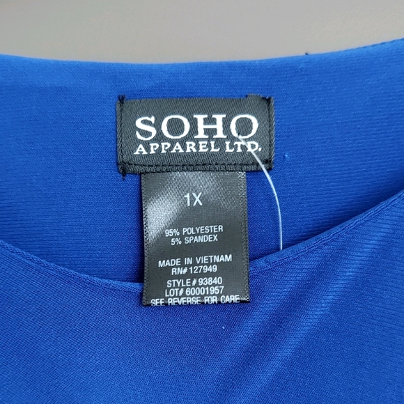 - NWT Soho Apparel Studded Blue Maxi Dress - Picture 3 of 10